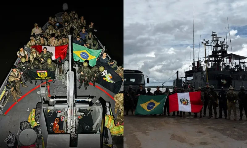 Forças Armadas brasileiras e peruanas apreendem cerca de 14 toneladas de drogas na região do Vale do Rio Javari
