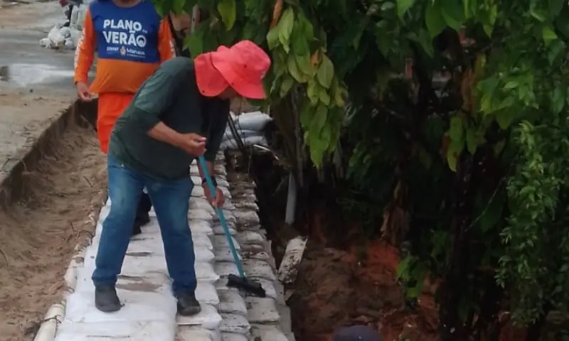 Prefeitura de Manaus avança com obra de contenção no bairro Colônia Antônio Aleixo