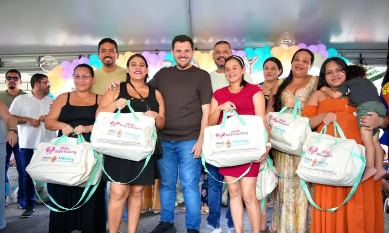 Prefeito Renato Junior realiza maior entrega do programa 'Mãe Manauara', beneficiando mais de mil gestantes
