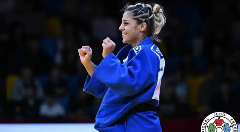 Sarah Souza é bronze em 1º dia do Grand Slam de judô no Cazaquistão