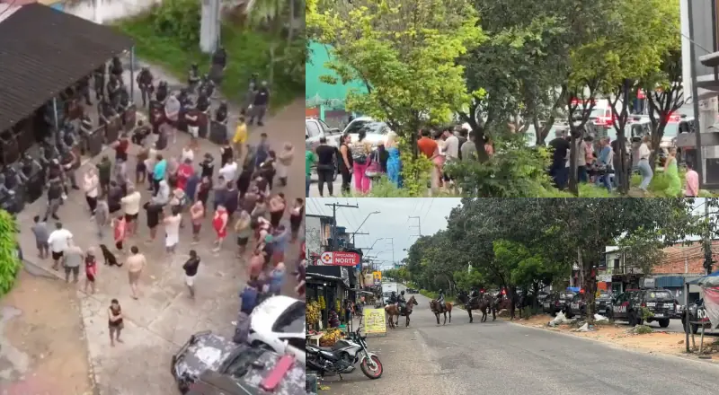 PMs presos fazem motim para não perder "presídio de luxo" em Manaus