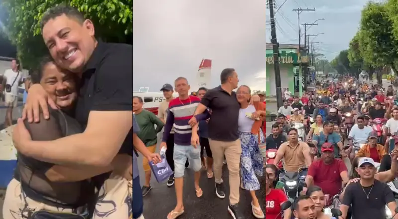 Simão Peixoto participa de comemorações do Dia do Trabalhador em Borba com grande apoio popular