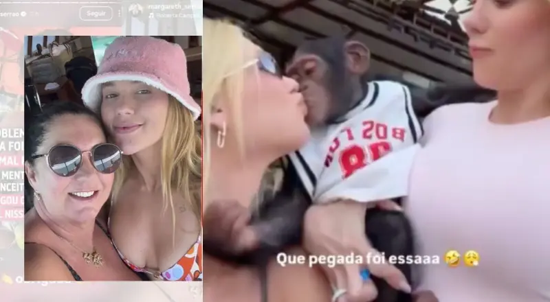 mãe de Virgínia fala sobre vídeo polêmico com chimpanzé; veja