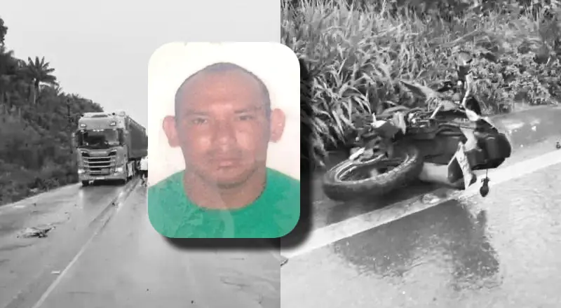 Saiba quem é o motociclista que morreu em acidente com caminhão na BR-174