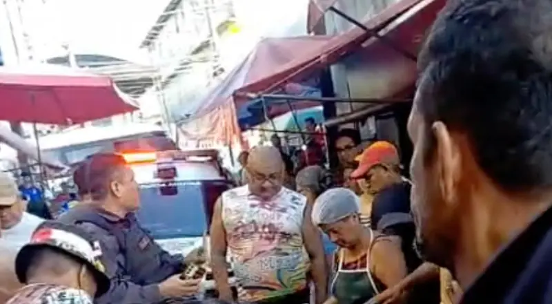 veja estado que ficou corpo de homem que foi assassinado na Compensa