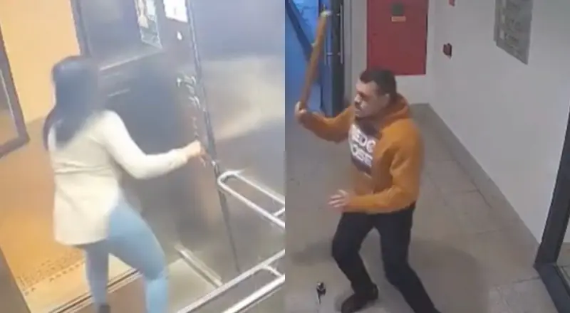 veja momento em que manobrista impede homem de matar a ex-esposa