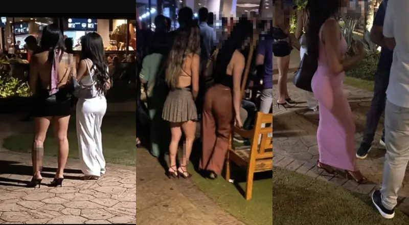 meninas do job ganham PIX's generosos durante a Marcha dos Prefeitos em Brasília