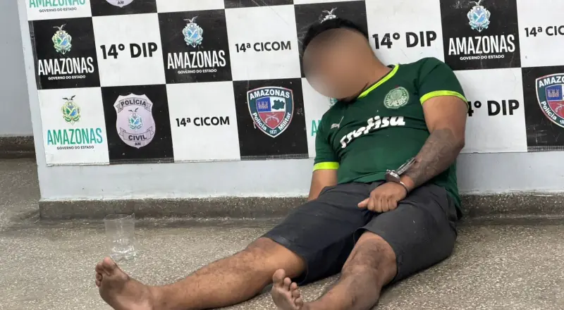Homem em surto invade loja, destrói produtos e é preso pela PM na Zona Leste de Manaus