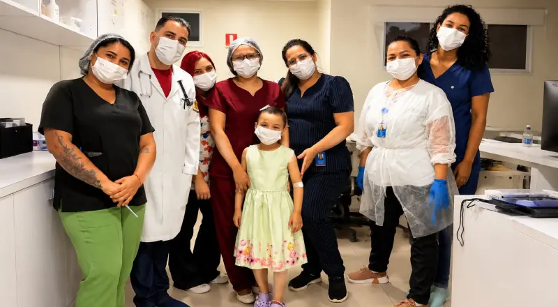 Aos 6 anos, Ayla luta contra tumor raro e conscientiza famílias sobre câncer infantil