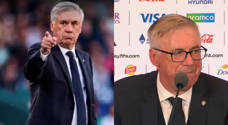 Ancelotti celebra vitória sólida contra Escócia, mas pede calma no mata-mata
