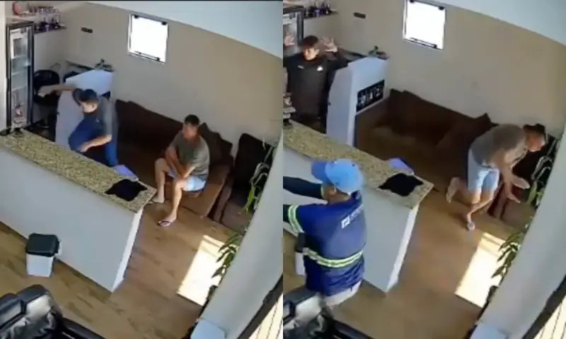 vídeo mostra momento em que barbeiro é executado enquanto trabalhava; veja
