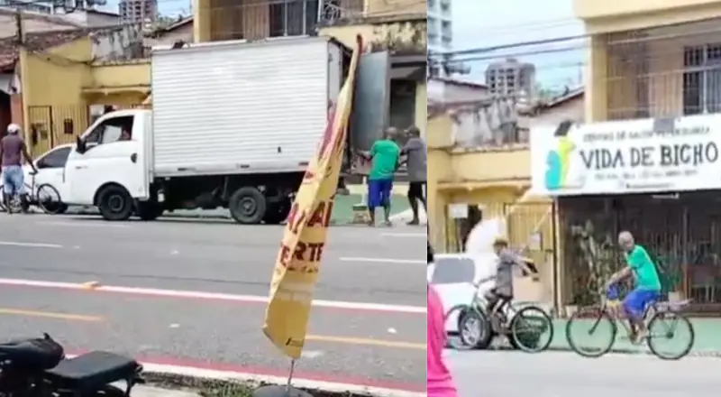 'Coroas da Bike' distraem motorista e roubam carga de caminhão