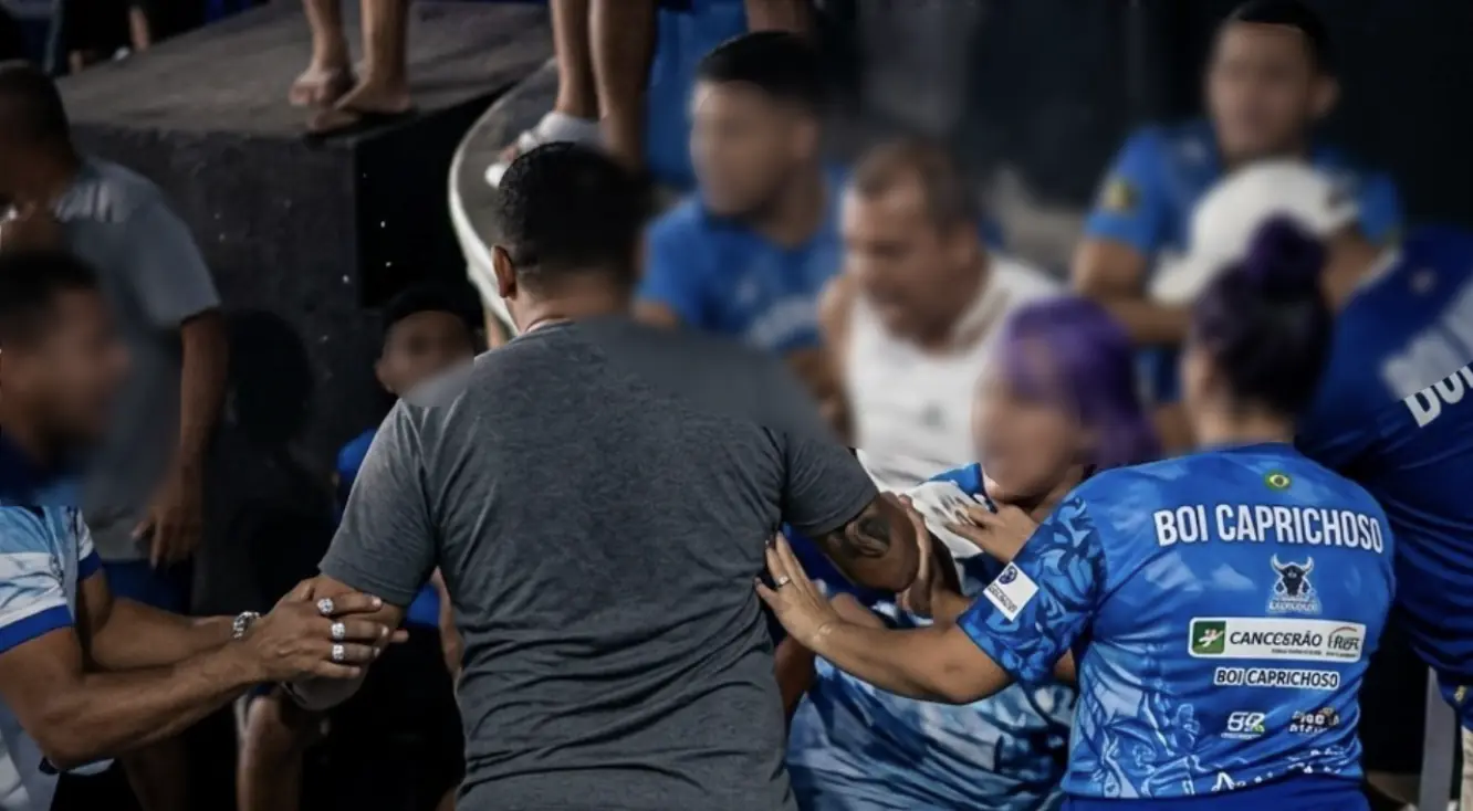 Panc4daria no curral: Nem a vitória acalmou os ânimos e comemoração do Caprichoso terminou em confus4o