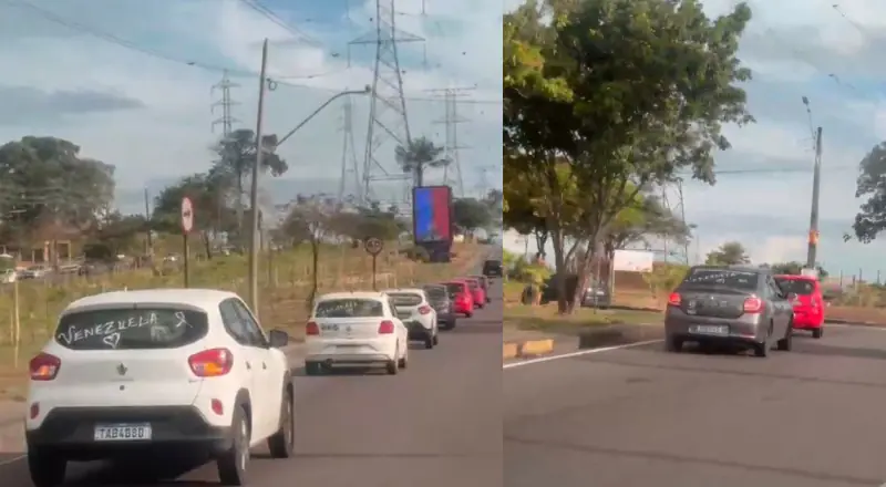 Solidariedade em Movimento: venezuelanos em Manaus realizam carreata em luto às vítimas de terremoto; vídeo