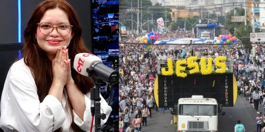 No CM7 no Ar, cantora gospel Mia Lohananny convoca fiéis para a Marcha Para Jesus 2026 em Manaus