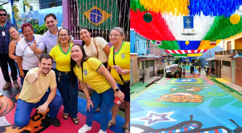 Prefeito Renato Junior valoriza tradição das Ruas da Copa e reforça apoio às comunidades de Manaus