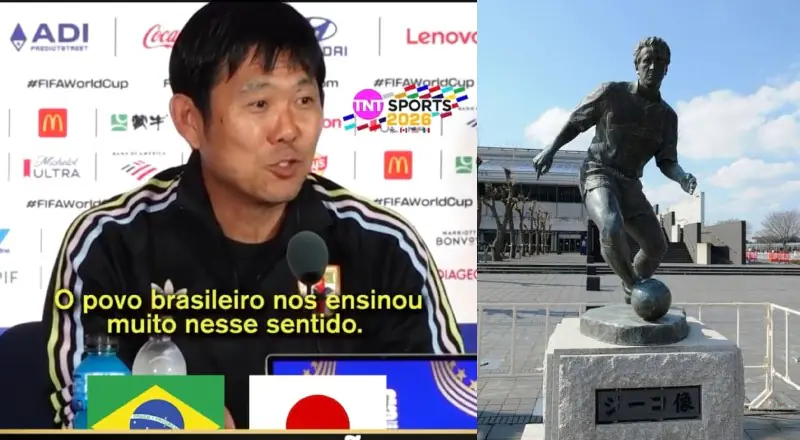 Mesmo após derrota, técnico do Japão reverencia influência do futebol brasileiro: ‘Nos ensinou muito’