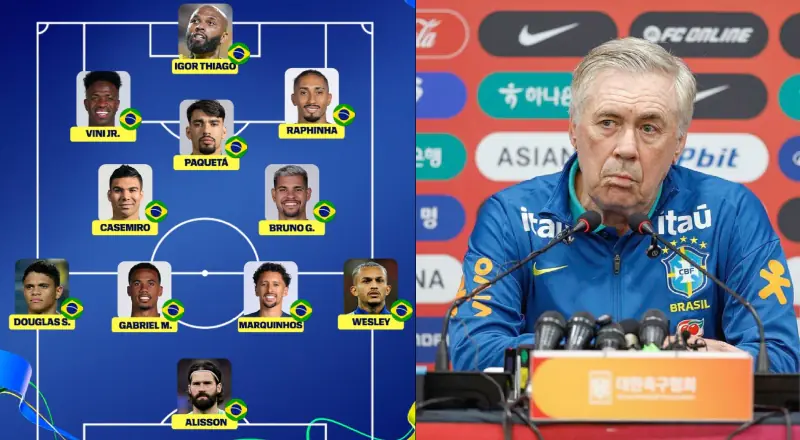 Veja provável escalação da Seleção Brasileira para amistoso contra o Egito