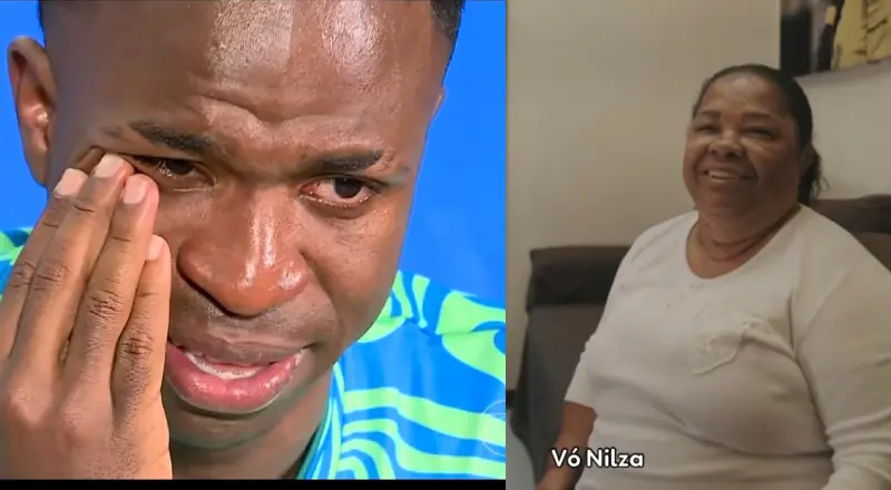 Vini Jr. chora ao relembrar infância com a avó: “Ela marcou minha vida”; vídeo
