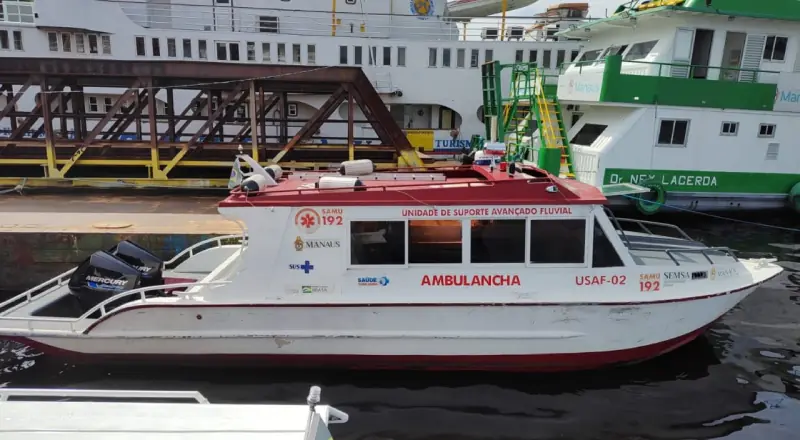 Bandidos furtam 'Ambulancha' do Samu no porto do São Raimundo e prejudicam atendimentos aos ribeirinhos