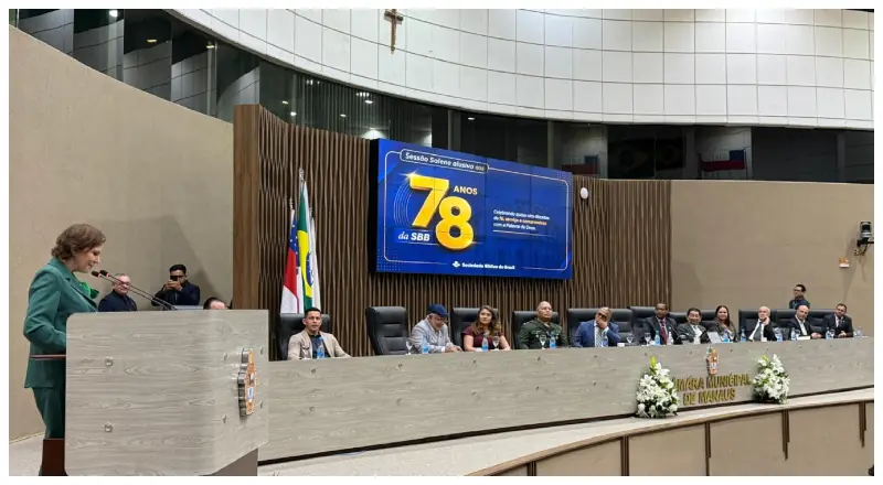 CMM presta homenagem aos 78 anos da Sociedade Bíblica do Brasil CMM presta homenagem aos 78 anos da Sociedade Bíblica do Brasil