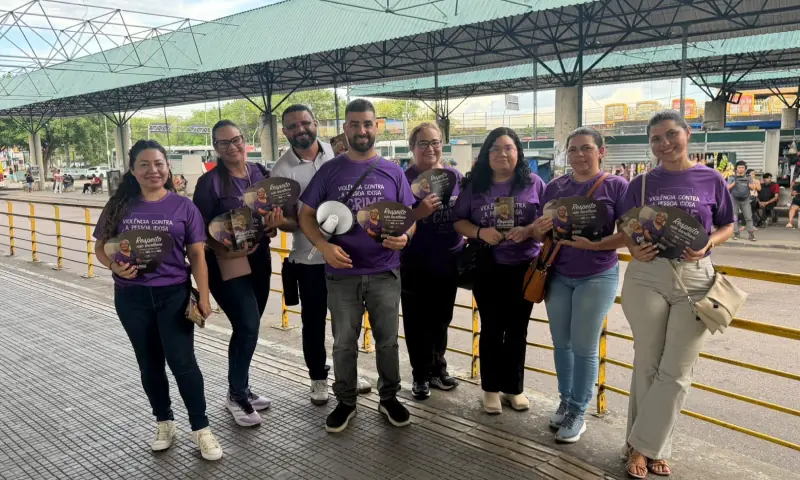 Prefeitura de Manaus intensifica campanha ‘Junho Violeta’ no Terminal 5 e reforça a proteção aos direitos da pessoa idosa