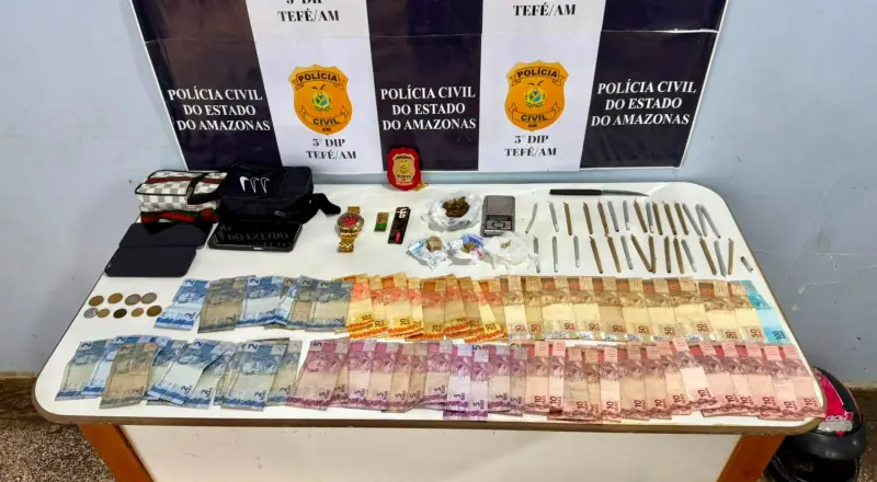 Polícia Civil do Amazonas prende jovem por tortura e tráfico de entorpecentes no município de Tefé