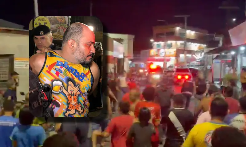 Veja momento em que suspeito de envolvimento na morte de empresário é capturado em Manaus: "Ele tem que morrer!"
