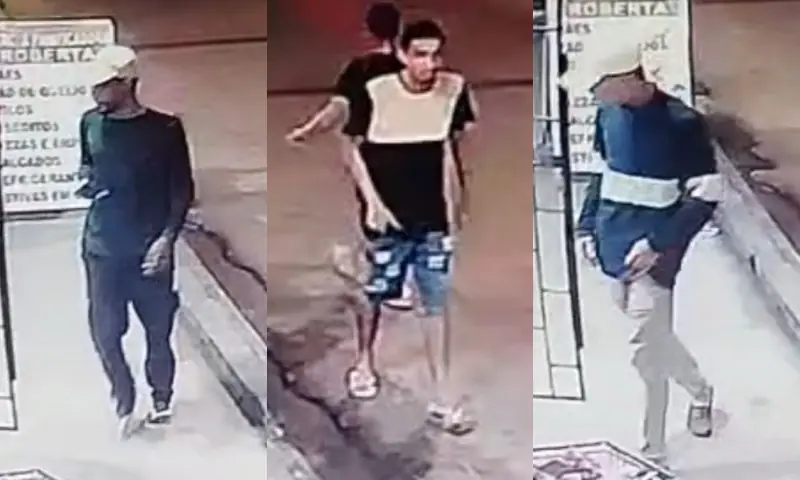 Imagens mostram criminosos cercando padaria antes de matar empresário em Manaus