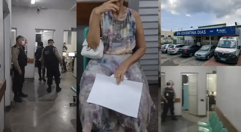 homem se revolta após mãe ficar horas esperando atendimento no SPA Joventina Dias