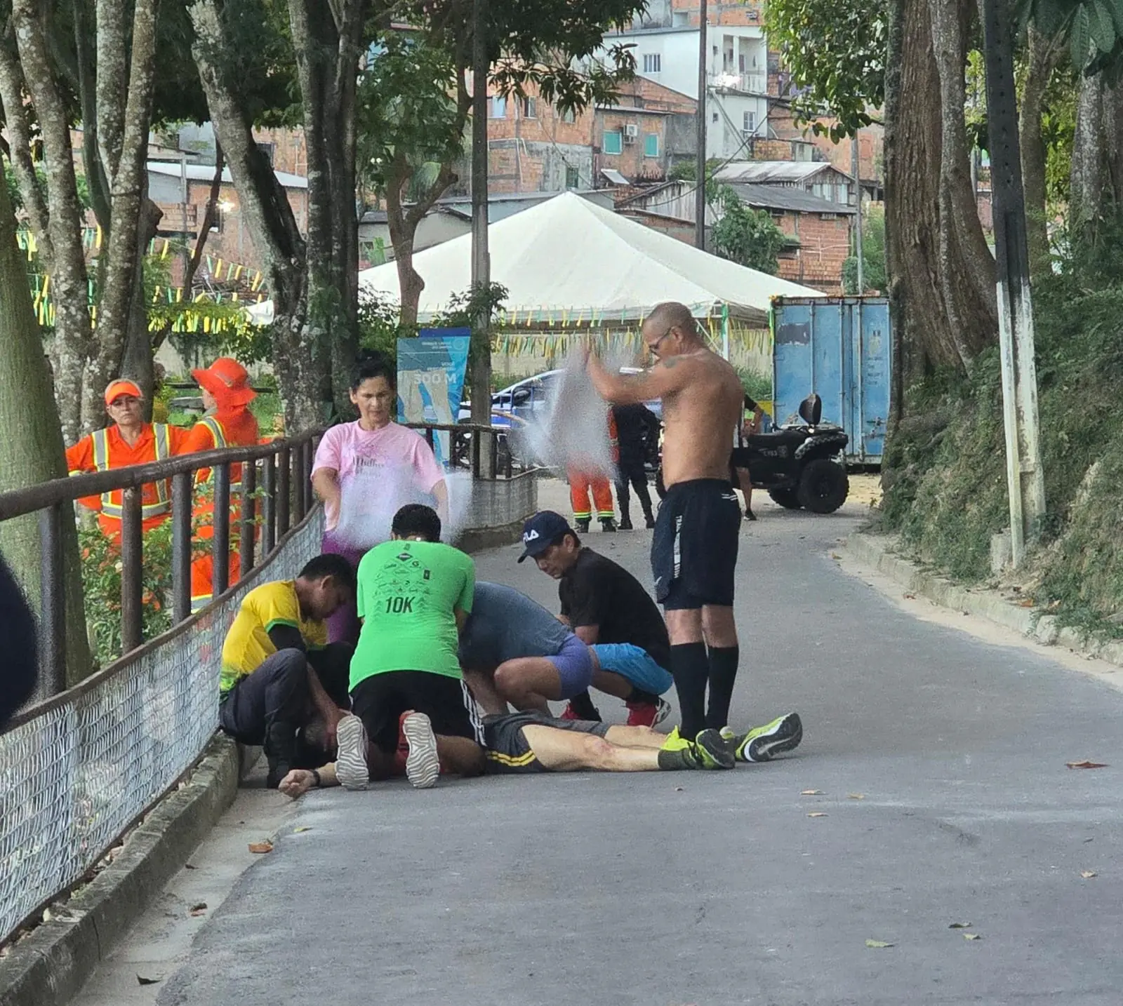 Mal súbito interrompe treino e tira a vida de homem em parque de Manaus Mal súbito interrompe treino e tira a vida de homem em parque de Manaus