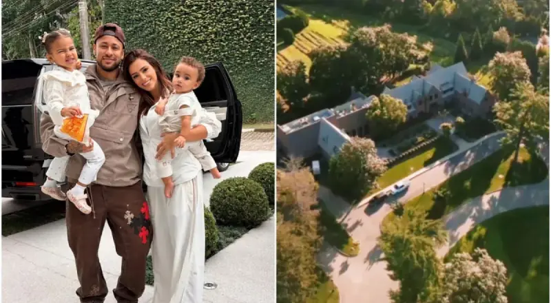 Neymar aparece em clima descontraído com a família e chama atenção nas redes