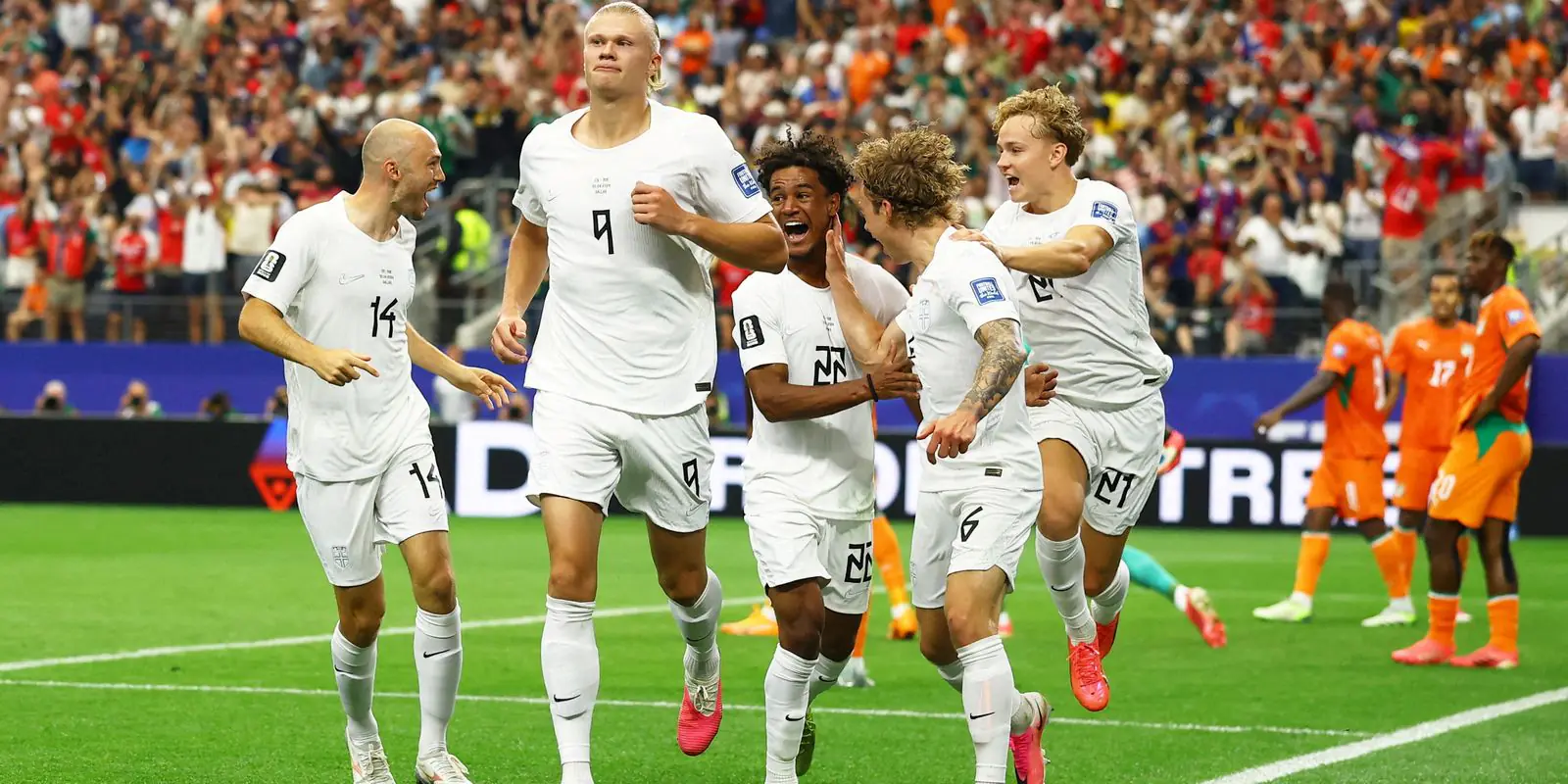 Com gol de Haaland, Noruega vence Costa do Marfim e vai enfrentar Brasil nas oitavas