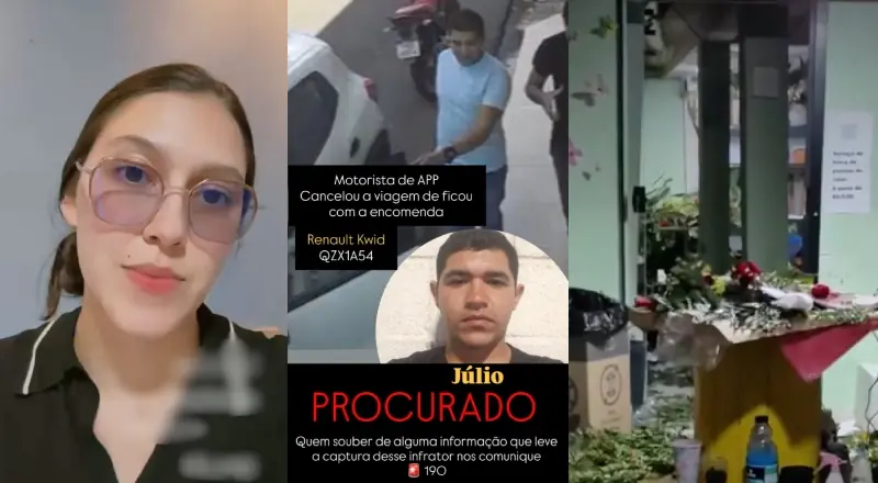 Florista denuncia motorista de app que sumiu com as flores dos clientes no Dia dos Namorados em Manaus
