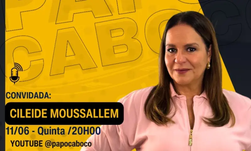 CEO do CM7 Brasil e presidente da Virada Feminina no AM, Cileide Moussallem participa do Podcast Papo Caboco nesta quinta (11)