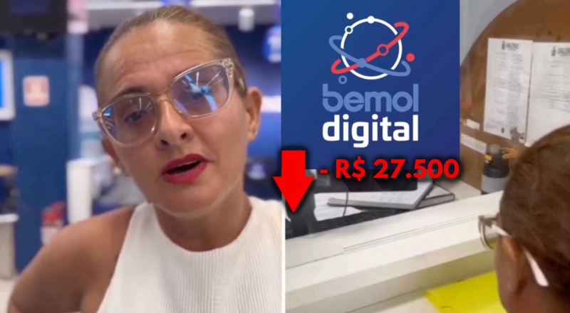 Mulher denuncia golpe de R$ 27,5 mil em empréstimo na Bemol Digital e contesta auditoria que descartou fraude em Manaus