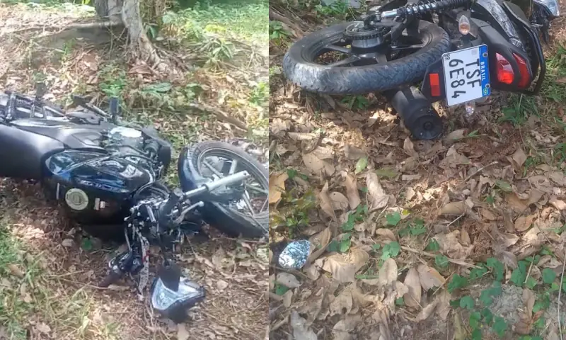Homem morre em acidente de moto no KM 30 da estrada de Novo Airão; vídeo