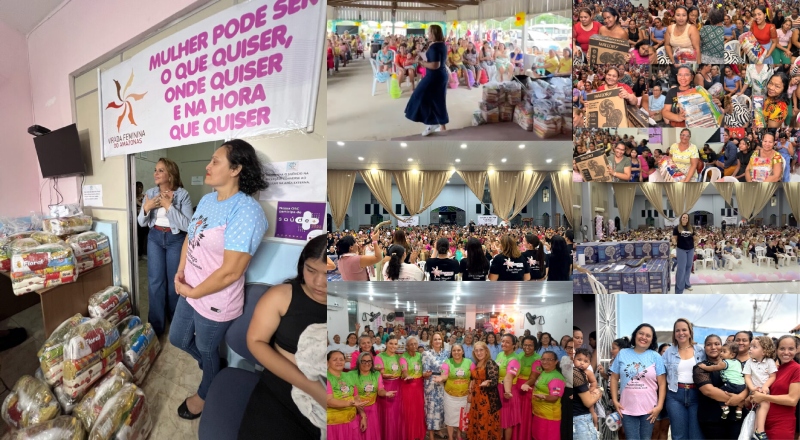 Sem políticos e sem verbas públicas: Cileide Moussallem sustenta há 10 anos a maior rede de apoio à mulher do Amazonas; veja vídeo