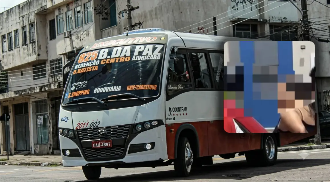 SAF4D3ZA NO EXECUTIVO: Casal é pego no flagra ‘cois4ndo’ dentro de micro-ônibus em Manaus