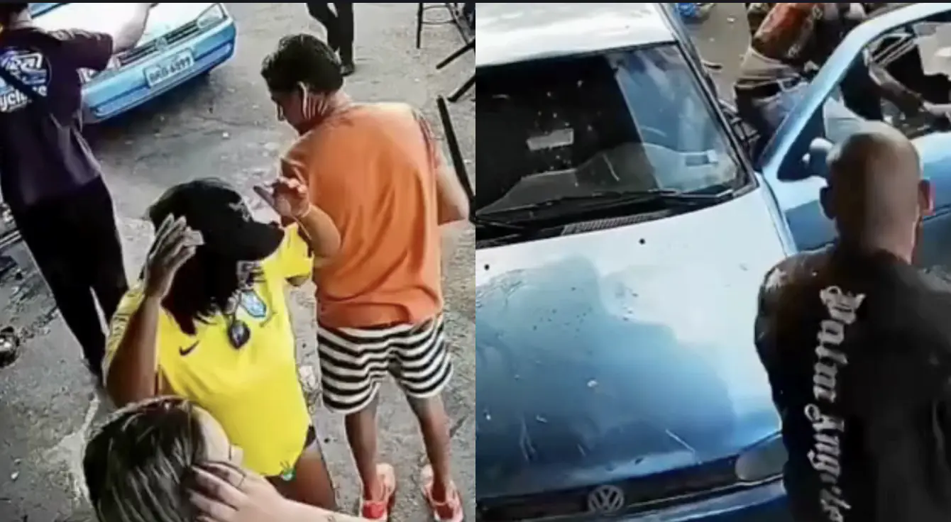 Adolescente perde controle de carro e atropela grupo que assistia jogo do Brasil em Minas Gerais