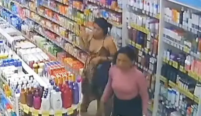 Tudo filmado: saiba quem são as quatro mulheres procuradas por furtar produtos de farmácias em Manaus