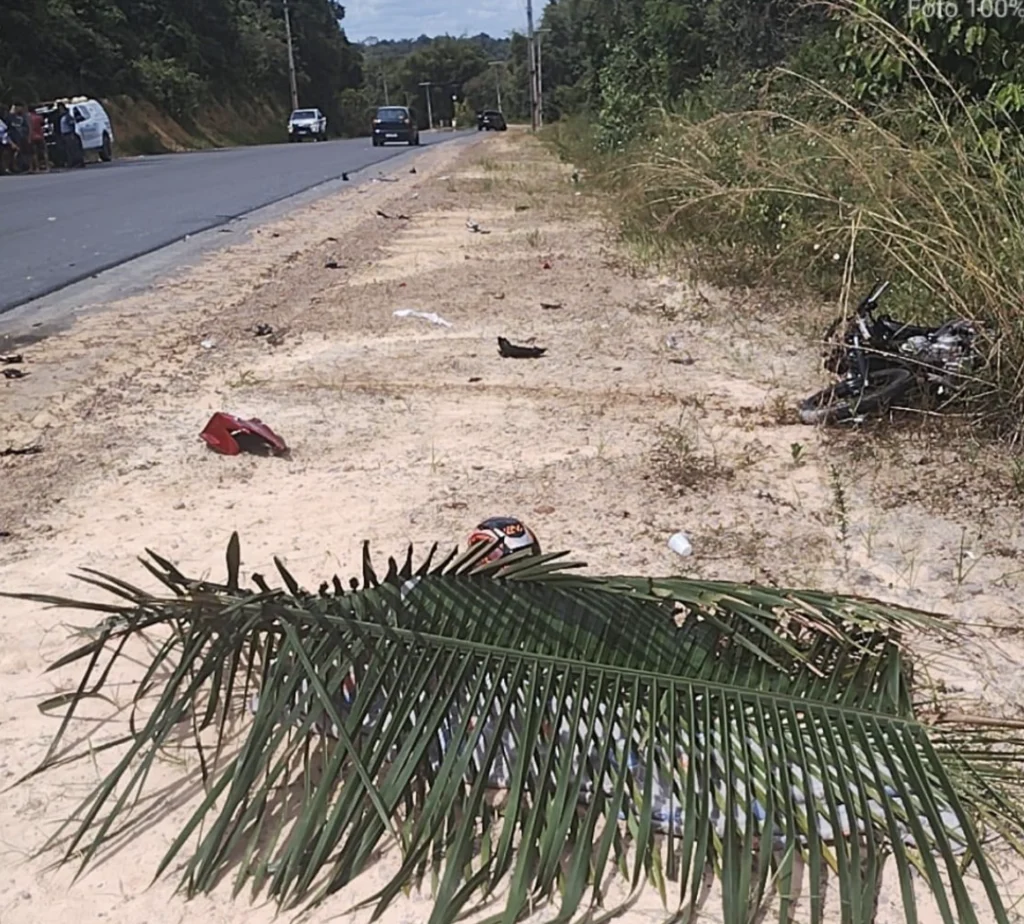 Mais uma morte confirmada! Um dos acidentes de trânsito deste domingo levou duas pessoas a óbito em Manaus