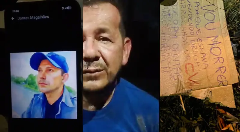 Vídeo mostra últimos momentos de homem antes de ser executado pelo CV em Manaus: “Ei Dantas, tu me deu droga arrochada. Entrega o resto”