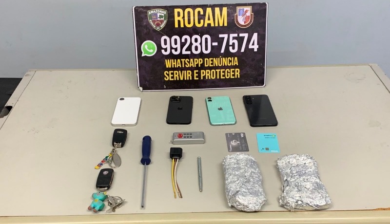 Quadrilha especializada em furtos de carros é presa pela ROCAM em Manaus