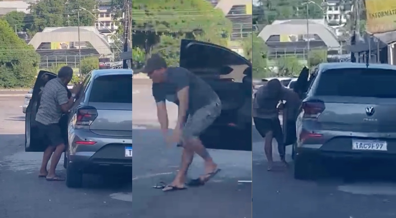 Idoso de 72 anos é vítima de golpe, agredido e roubado na saída de agência bancária em Manaus