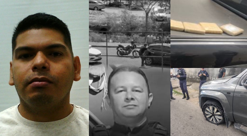 PM acusado de ser ‘arrochador’ chora em áudio e acusa Polícia Civil de plantar drogas em picape usada por assassino de investigador em Manaus; veja vídeo