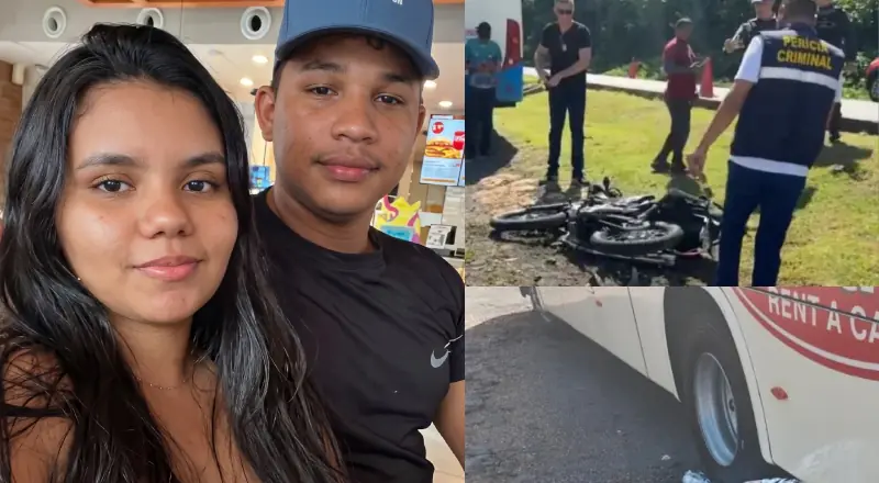 Saiba quem é o casal que saiu de moto para tomar café na estrada e morreu em acidente na BR-174; vídeo
