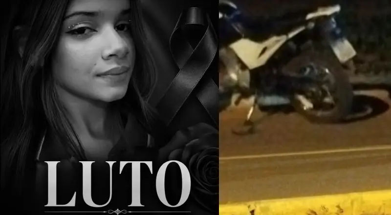 Tragédia: linda jovem morre em acidente de moto no interior após cavalo invadir a estrada; vídeo