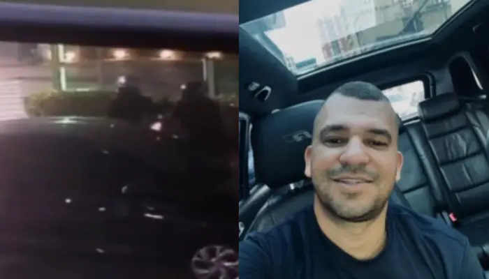 Noite sangrenta: veja momento que sargento da PM é executado com 23 tiros ao chegar em casa