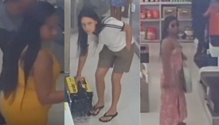Saiba quem são as mulheres flagradas furtando máquina de solda de loja de materiais de construção em Manaus; veja vídeo
